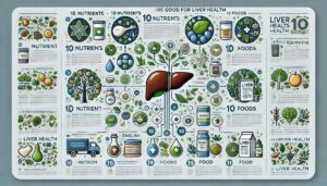 간 건강에 좋은 10가지 영양소와 10가지 음식
